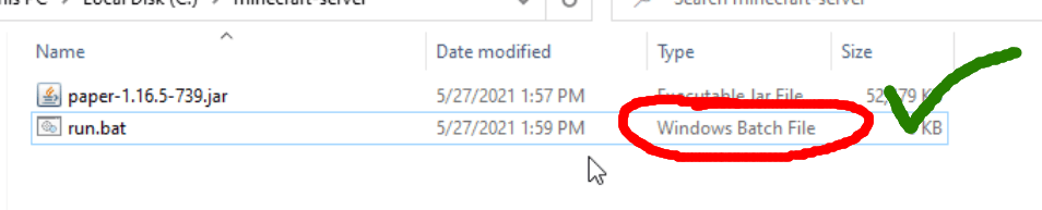 windows batch file ext good